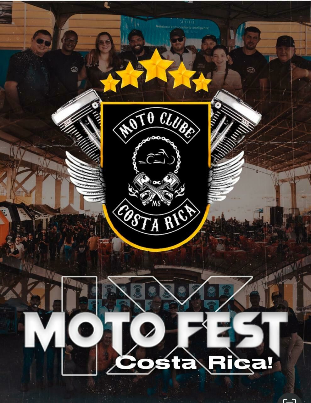 Imagem de compartilhamento para o artigo Sextou com S de som e solidariedade: Motofest começa hoje em Costa Rica! da MS Todo dia